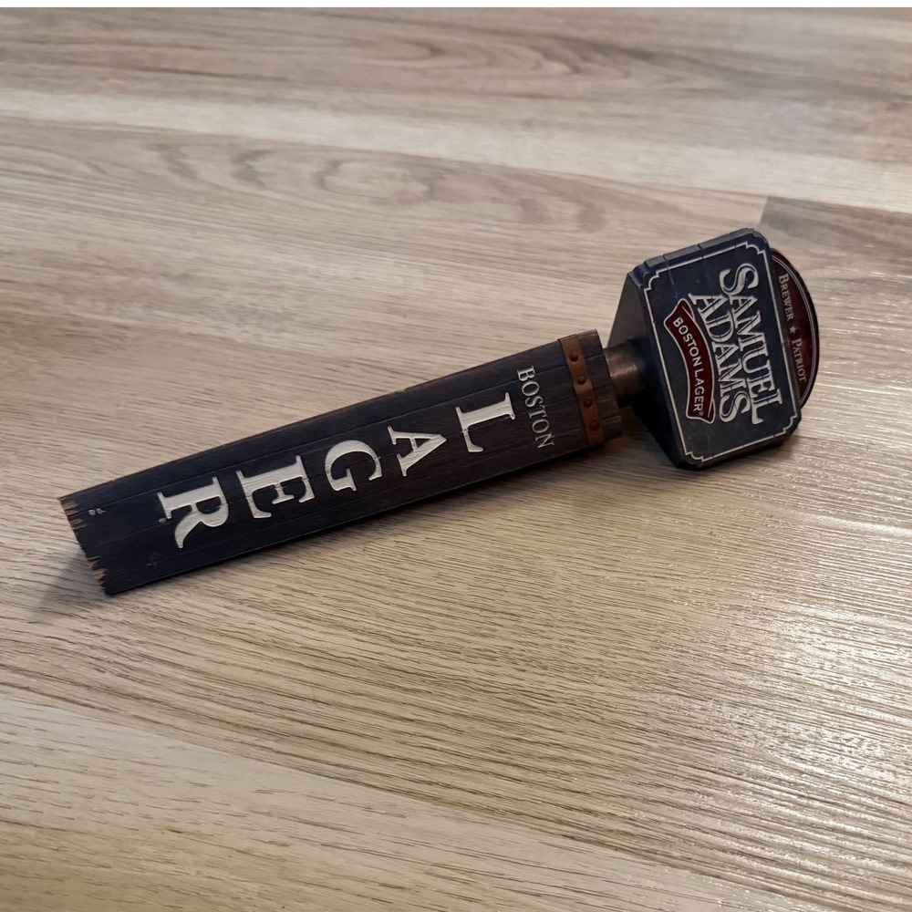 Samuel Adams Boston Lager Beer Tap Handle‎ Wood Vintage Collectible Bar *See Pic